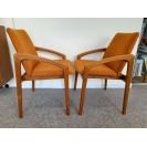 Pair Henning Kjaernulf Razor Blade Chairs